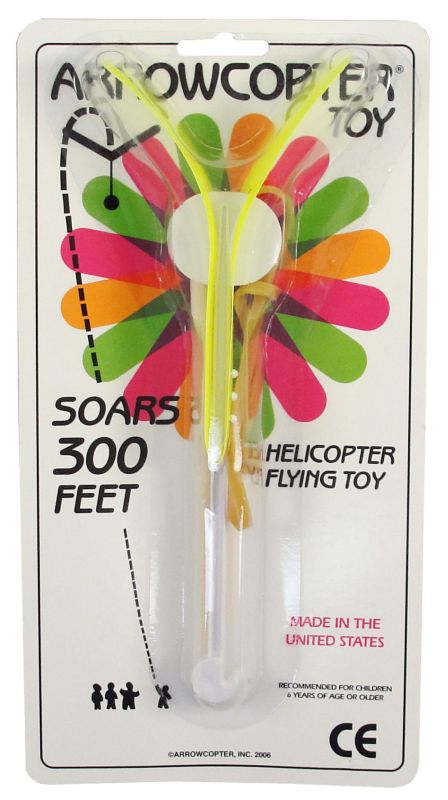 Arrowcopter Helicopter Flying Toy 2 Pack 