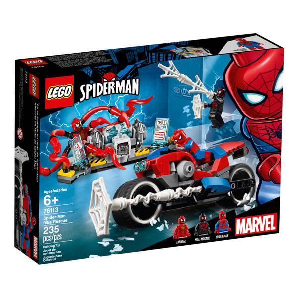 lego spider man bike rescue