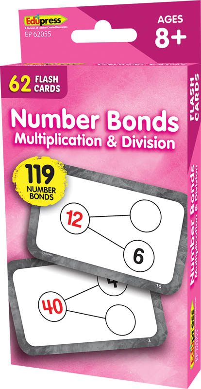 Number Bonds Multiplication & Division Flash Cards