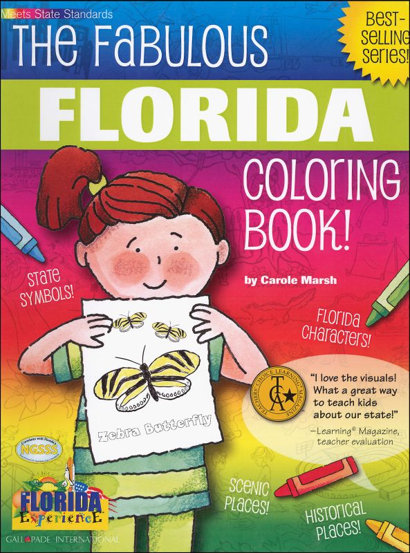 Florida Coloring Book Gallopade International 9780793394685