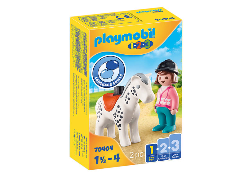 Rider with Horse (Playmobil 1-2-3)