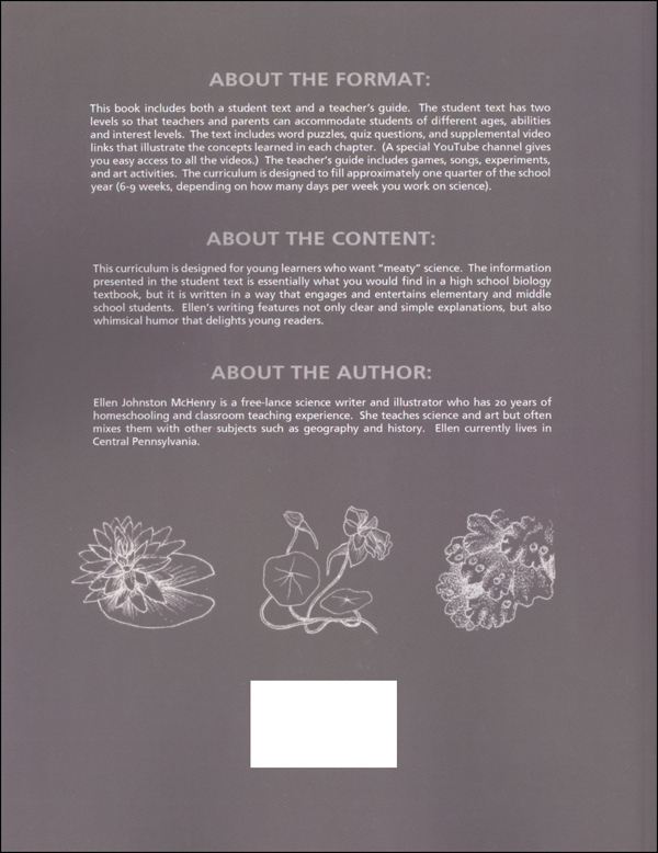 Botany in 8 Lessons Ellen McHenry's Basement 9780988780804