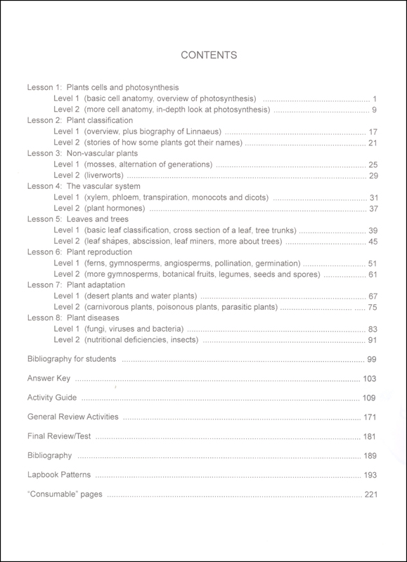 Botany in 8 Lessons Ellen McHenry's Basement 9780988780804