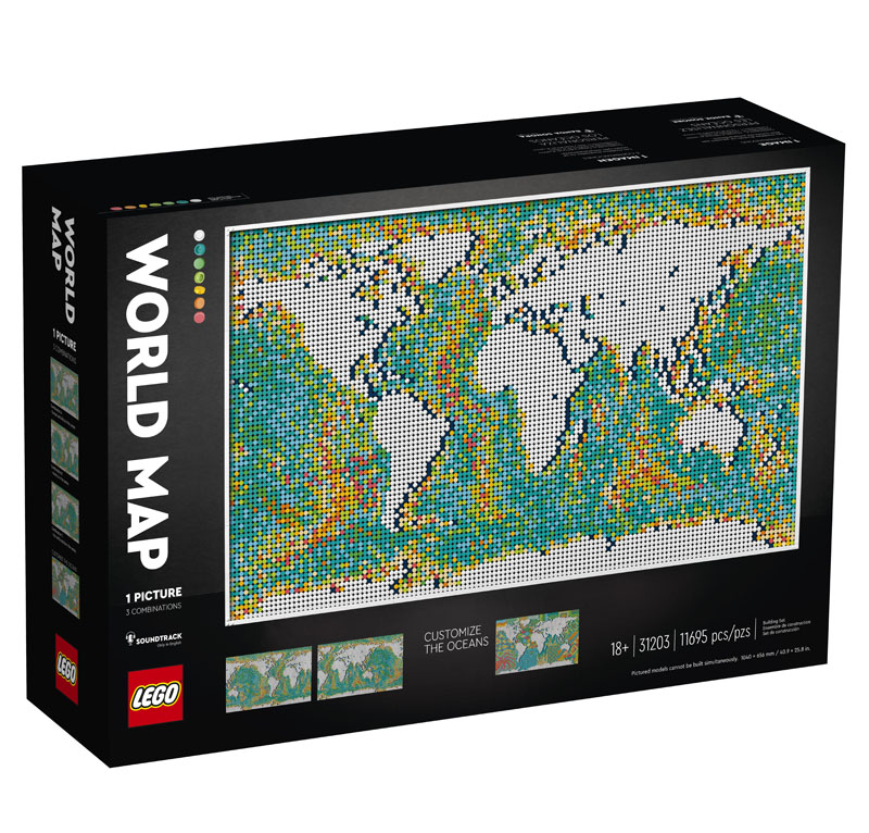 LEGO Art World Map (31203)