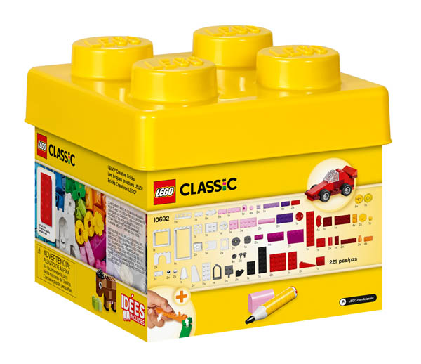 LEGO Classic Creative Bricks Set with Storage Box With Classic Bricks 10692