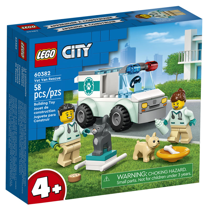 tag på sightseeing Forhandle Ydmyghed LEGO City Great Vehicles Vet Van Rescue (60382) | LEGO 