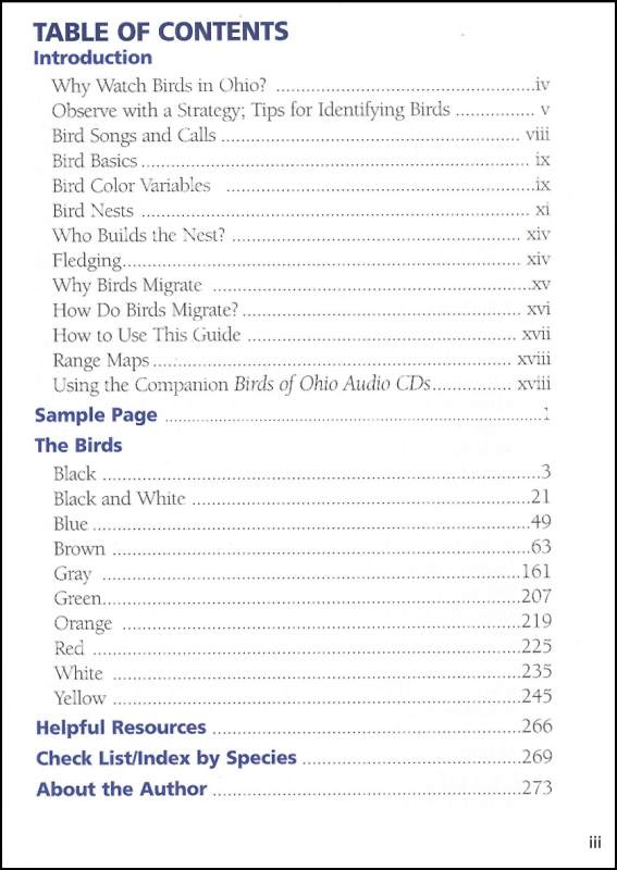 Birds of Ohio Field Guide 3rd Edition | Adventure Publications