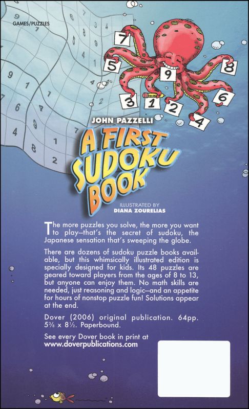 First Sudoku Book Dover Publications 9780486450742