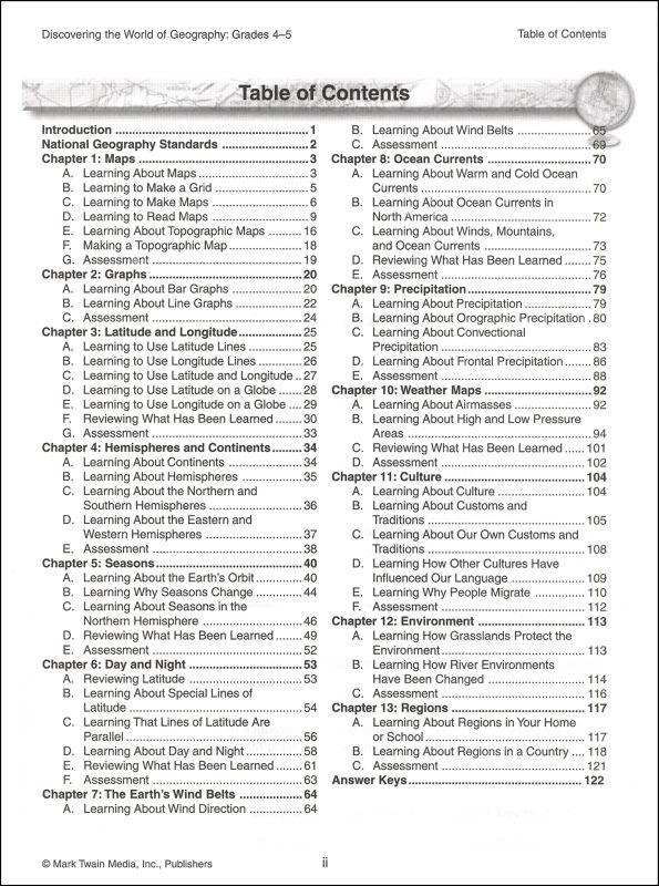 Discovering World of Geography Grades 45 (Basic) CarsonDellosa 9781580372275