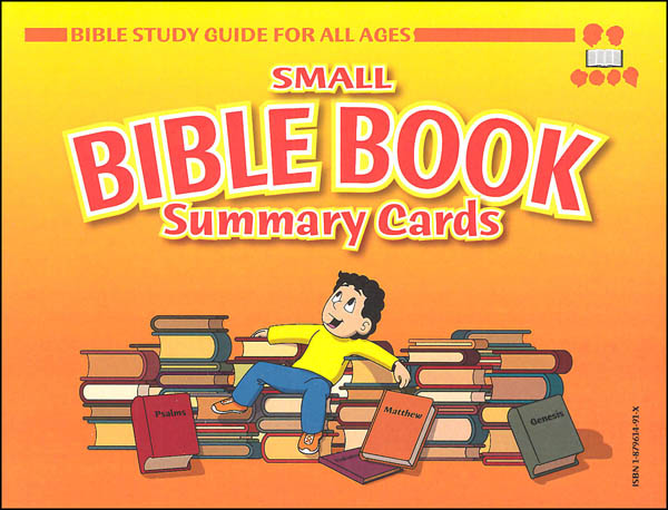 Small Bible Book Summary Cards (4