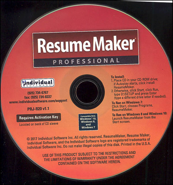 Resume Maker Professional Deluxe 20