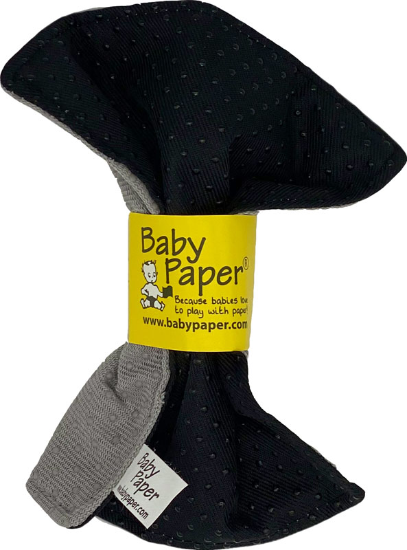 Baby Paper - Textured Gray/Black
