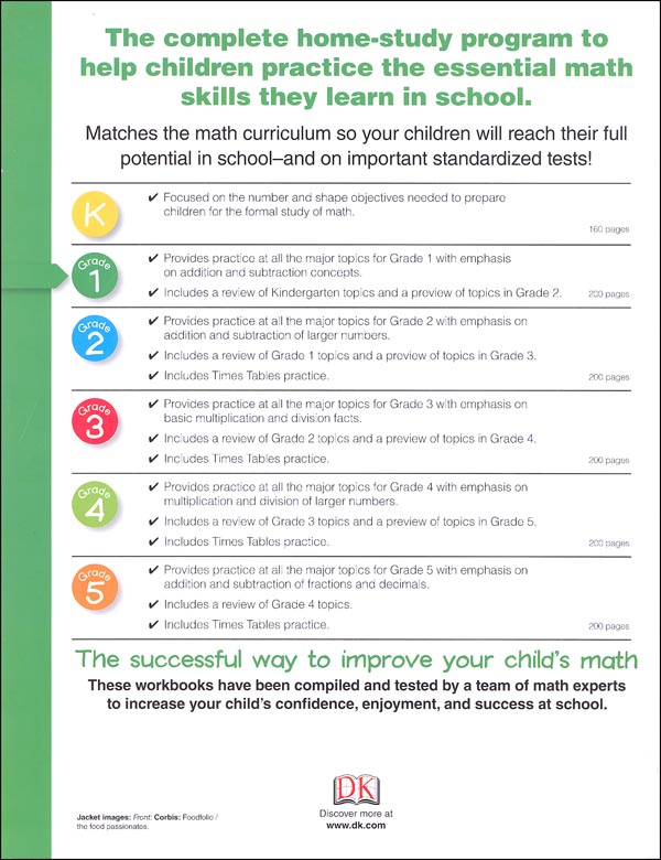 Math Made Easy Workbook Grade 1 | Dorling Kindersley | 9780789457240