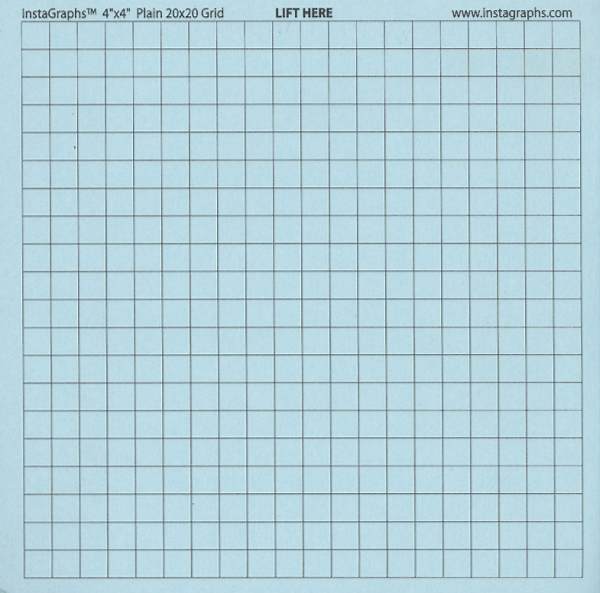 : adhesive graph and grid sticky graph note paper shipping included InstaGraphs 24x24 Grid WITH AXES 100 pad pack 50 sheets/pad