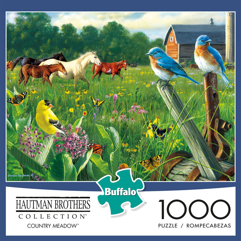 Country Meadow Puzzle 1000 Pieces Buffalo Games