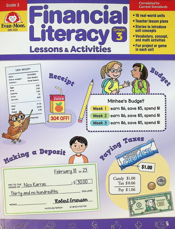 Financial Literacy Lessons and Activities, Grade 3