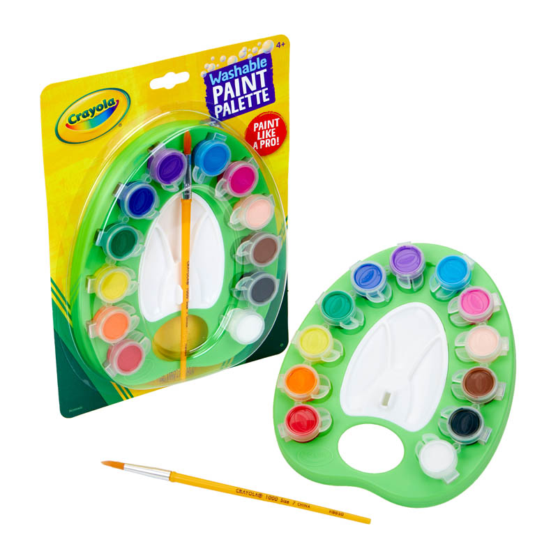 Crayola Washable Kids' Paint Palette Crayola
