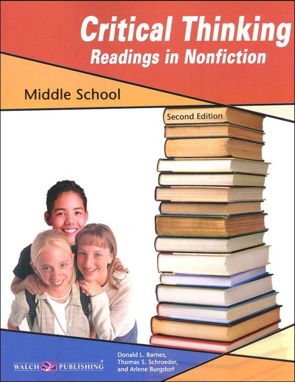 Critical Thinking: Readings in Nonfiction Middle School Student and Key ...