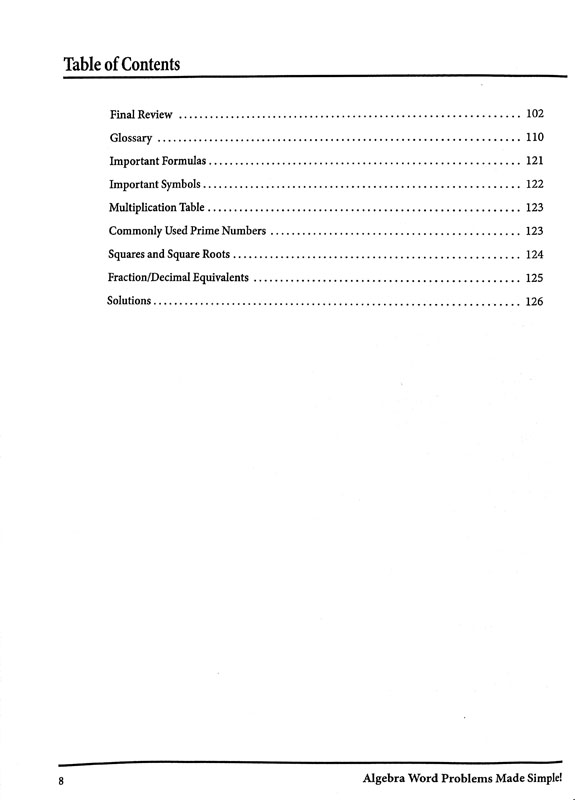 Algebra Word Problems Made Simple Math Essentials 9780999443347