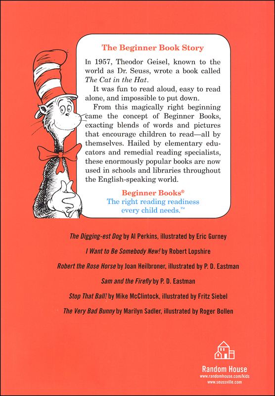 Big Red Book of Beginner Books Random House Children's Books