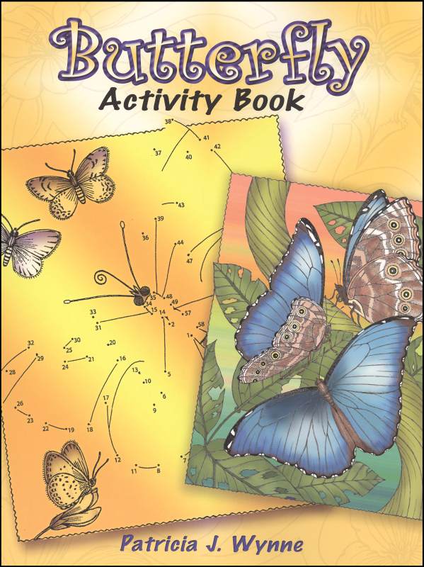 Butterfly Activity Book Dover Publications 9780486456928