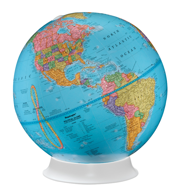 Apollo Political Globe (Free Mount Globe)