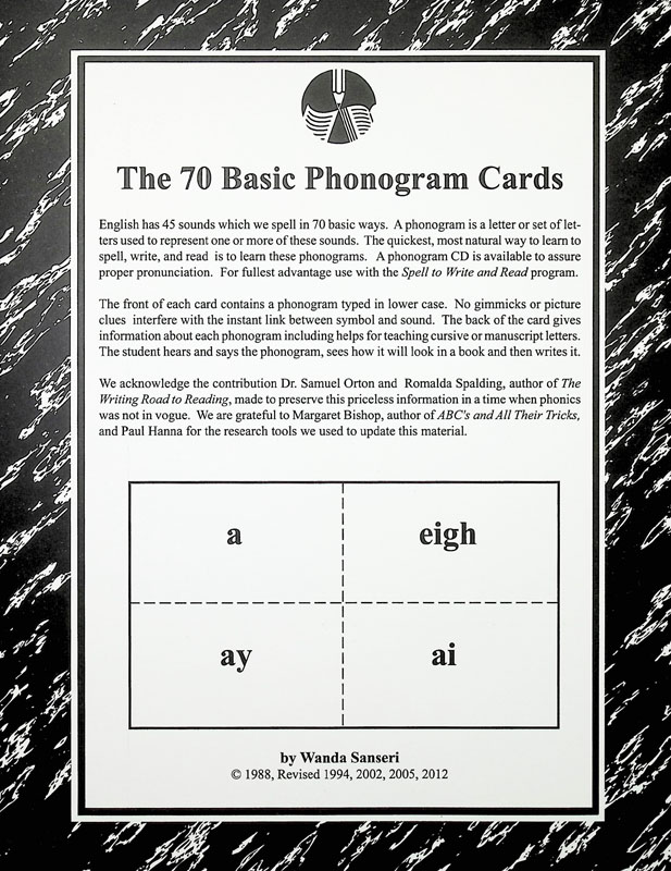 70 Basic Phonogram Cards