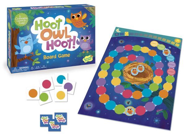 Peceable Kingdom Free Shipping! Cooperative Game Hoot Owl Hoot! 