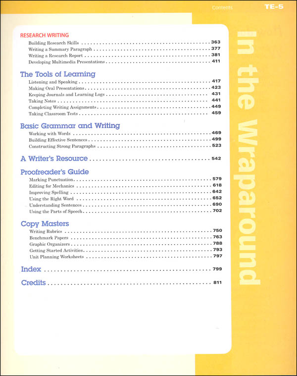 Write Source (2012 Edition) Grade 6 Teacher's Edition | Great Source ...