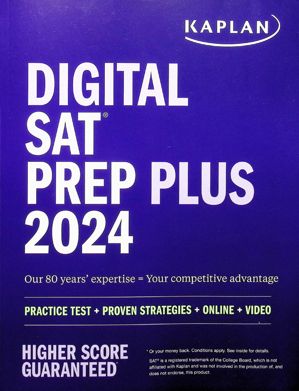 Kaplan SAT Prep Plus 2023: 5 Practice Tests + Proven Strategies + Online