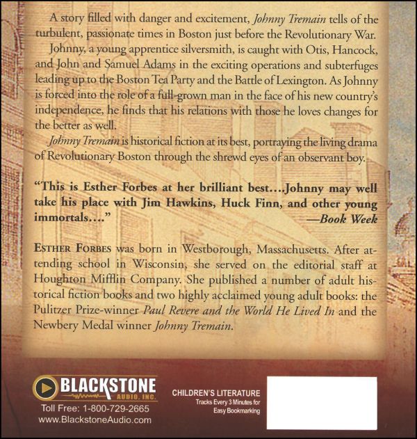 Johnny Tremain CD - Unabridged | Blackstone Audiobooks | 9781433210419