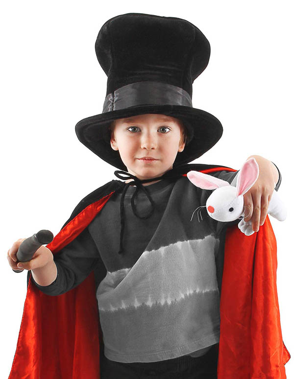 Kids Magician Plush Hat with Rabbit | Elope