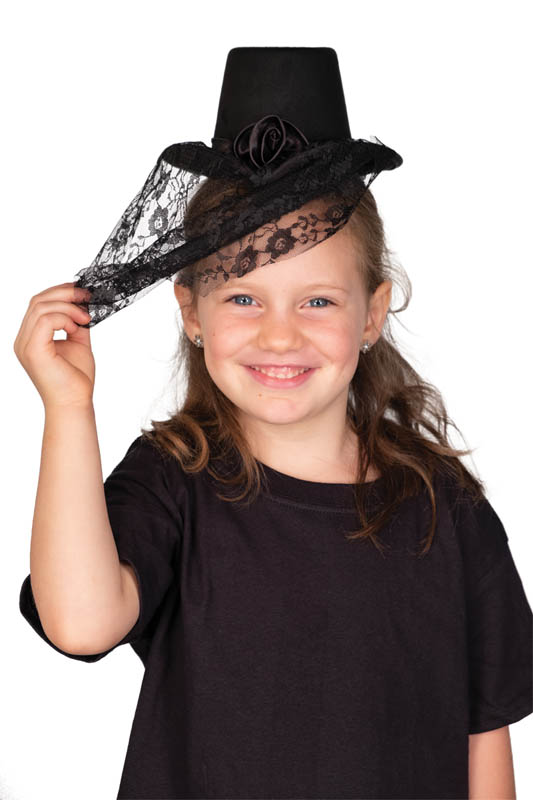 Little Victorian Top Hat Black Elope