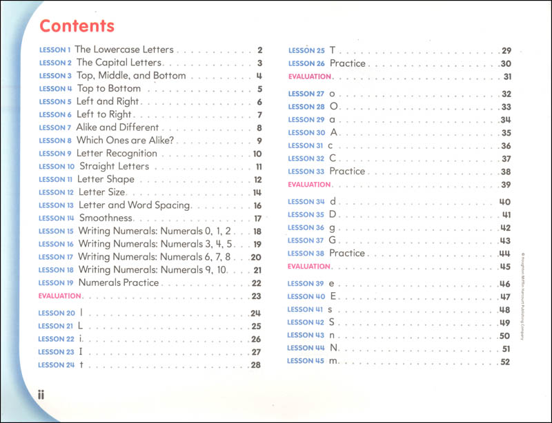 HMH Handwriting Ball and Stick Student Edition Grade 1 Level A