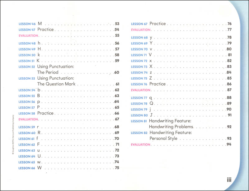 HMH Handwriting Ball and Stick Student Edition Grade 1 Level A