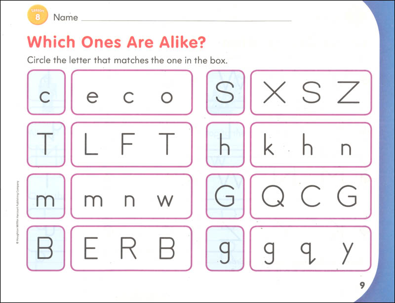 HMH Handwriting Ball and Stick Student Edition Grade 1 Level A