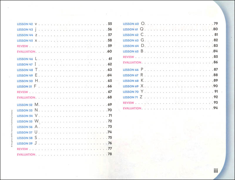 HMH Handwriting Ball and Stick Student Edition Kindergarten Starter