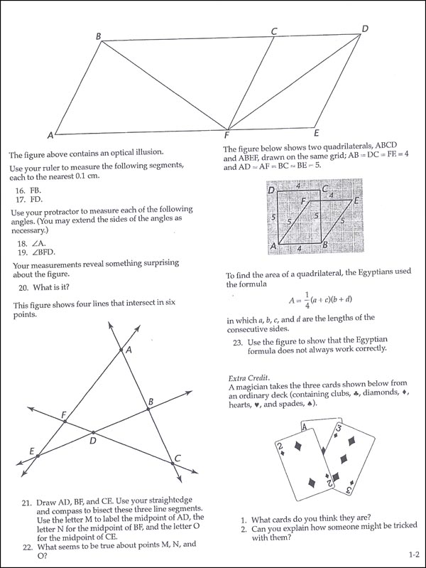 Geometry: Seeing, Doing and Understanding Testbank Third Edition (My ...