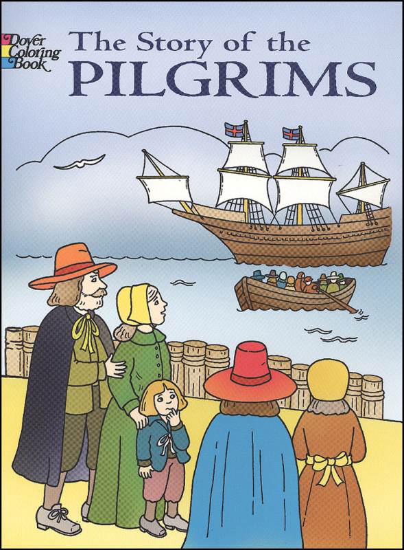 Story Of The Pilgrims Coloring Book | Dover Publications | 9780486444307