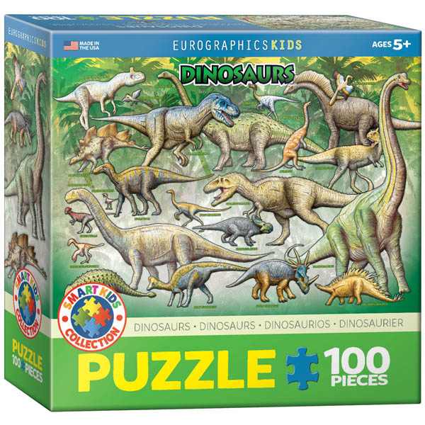 Dinosaurs Puzzle - 100 Pieces