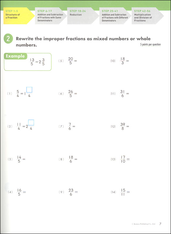 Math Boosters Fractions | Kumon Publishers | 9781941082874