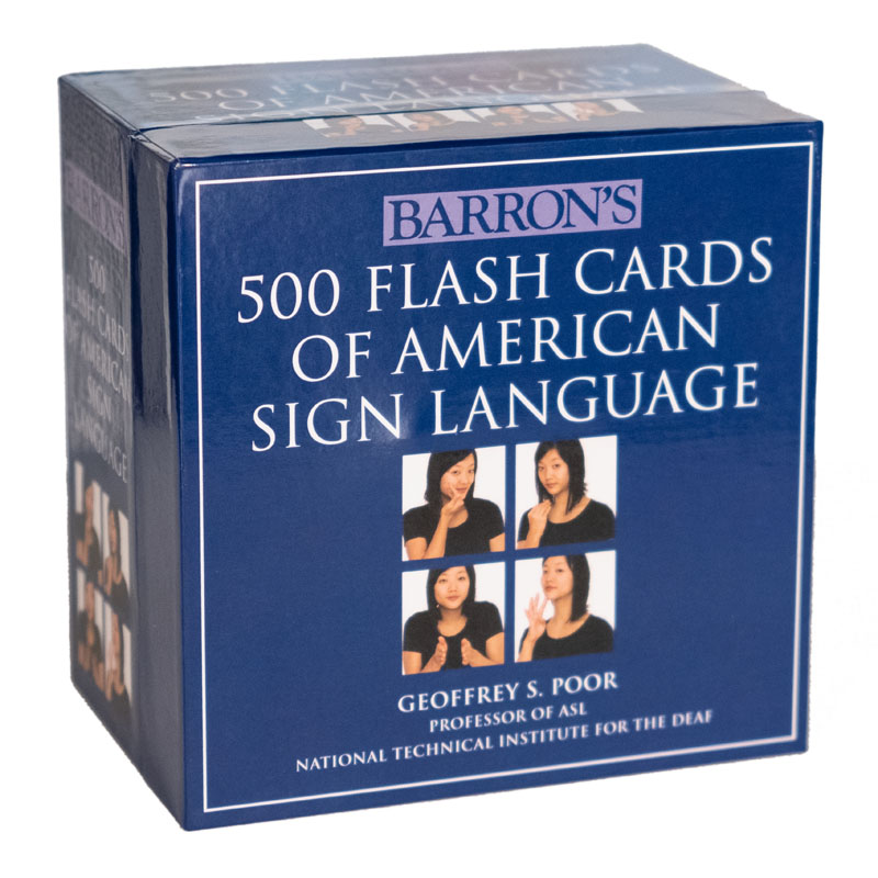 Barron's 500 Flash Cards of American Sign Language