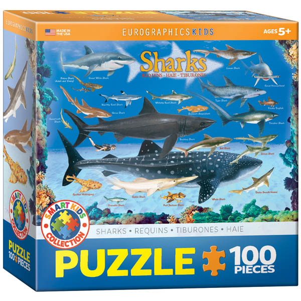 Sharks Puzzle - 100 Pieces