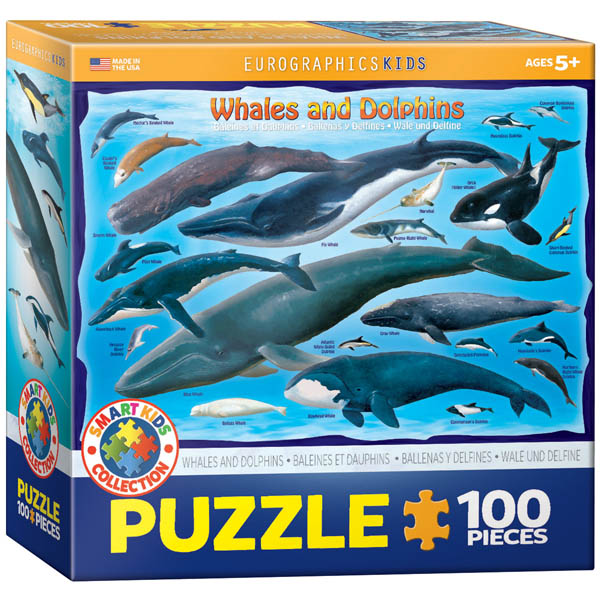 Whales and Dolphins Puzzle - 100 Pieces