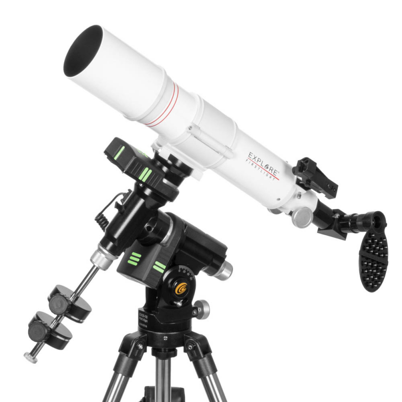 FirstLight AR80mm White Tube Refractor Telescope with 640mm Focal Firstlight Ar80mm White Tube Refractor Telescope With 640mm Focal Length