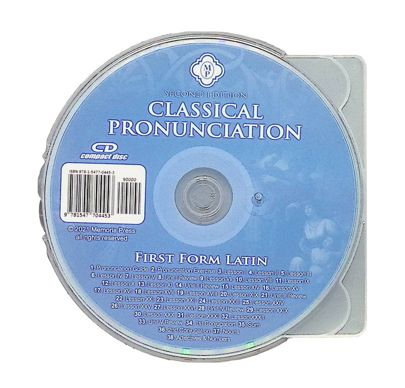 First Form Latin Classical Pronunciation CD