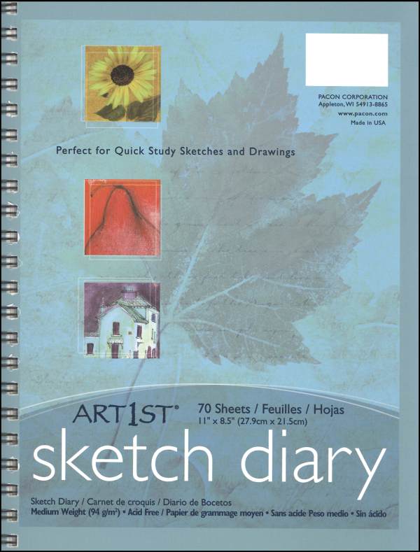 Sketch Diary 11" x 8.5" 70 sheets