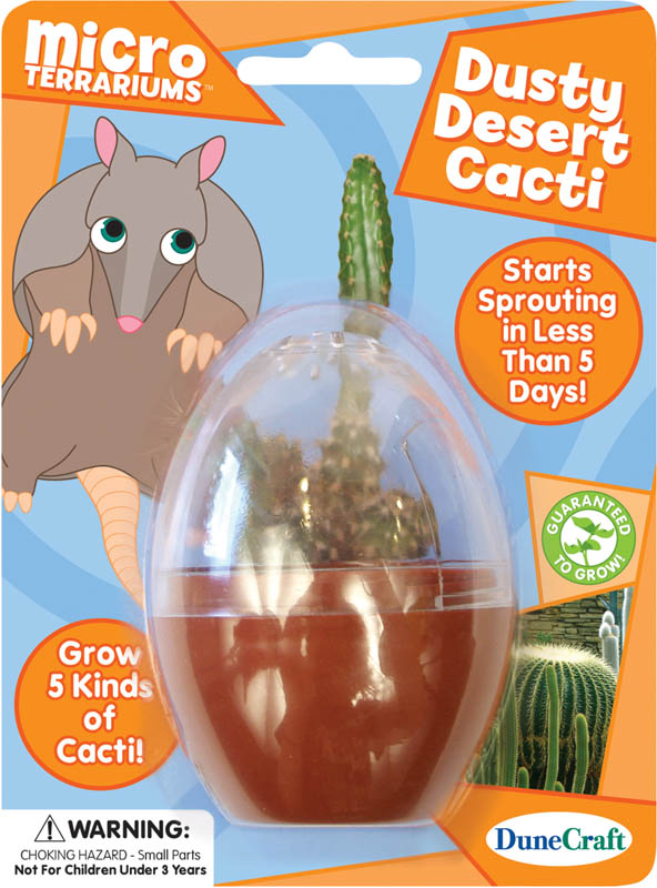 Dusty Desert Cacti Micro Terrarium DuneCraft