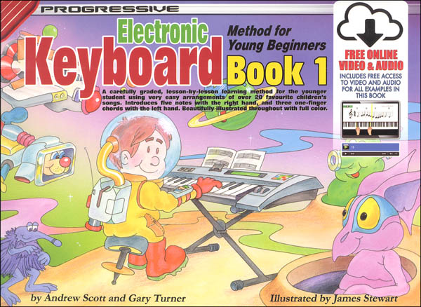 Keyboard for Young Beginners Book 1 w/ Online Audio & Video