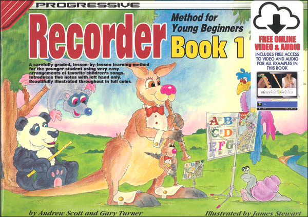 Recorder for Young Beginners Book 1 with Online Video & Audio